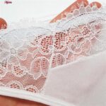 ست شورت و سوتین زنانه پدلی مدل فنردار کد 5124-P163 رنگ سفید