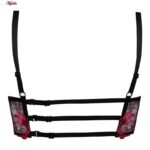 ست شورت و سوتین زنانه برتا مدل فنردار کد 5112-2511-EB رنگ مشکی