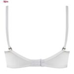 سوتین زنانه پدلی مدل فنردار بند متحرک کد 5127-P162 رنگ سفید