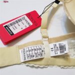 ست شورت و سوتین زنانه برتا مدل شکوفه بهاری فنردار کد 5121-6050-CC رنگ کرم