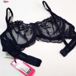 ست شورت و سوتین زنانه برتا مدل فنردار کد 5100-2420-NB رنگ سرمه ای