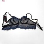 ست شورت و سوتین زنانه برتا مدل فنردار کد 5113-2088-QB رنگ مشکی