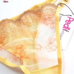 شورت زنانه پدلی مدل 5136-425 رنگ زرد