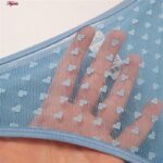 ست شورت و سوتین زنانه برتا مدل فنردار قلبی کد 5132-6020-HBL رنگ آبی روشن