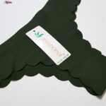 شورت زنانه اس کیو اف هانا مدل لیزری کد 4978 رنگ سبز تیره