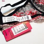 ست شورت و سوتین زنانه برتا مدل فنردار کد 5107-4030-RB رنگ مشکی به همراه نگهدارنده جوراب