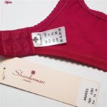 سوتین زنانه شاندرمن مدل فنردار کد 5080-2385-610 رنگ زرشکی