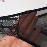 ست شورت و سوتین زنانه برتا مدل فنردار کد 5120-6077-RB رنگ مشکی