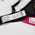 ست شورت و سوتین زنانه برتا مدل فنردار گل کد 5100-2420-BBG رنگ مشکی