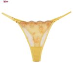 ست شورت و سوتین زنانه پدلی مدل فنردار کد 5116-P302 رنگ زرد