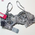 ست شورت و سوتین زنانه برتا مدل فنردار کد 5100-2420-MP رنگ طوسی