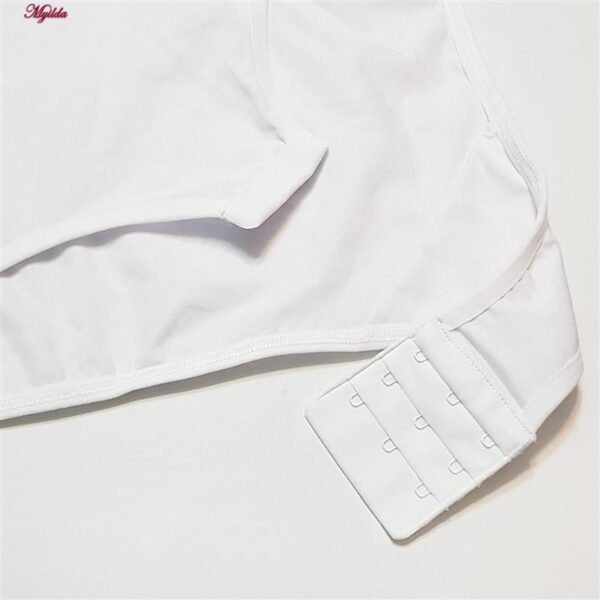 بادی آستین بلند زنانه ماییلدا مدل 3684-1395 رنگ سفید