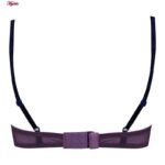 ست شورت و سوتین زنانه برتا مدل فنردار پلنگی کد 5100-2420-BP رنگ بنفش