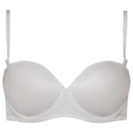 سوتین زنانه پدلی مدل فنردار بند متحرک کد 5127-P162 رنگ سفید