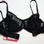 ست شورت و سوتین زنانه برتا مدل فنردار کد 5110-2430-HB رنگ مشکی