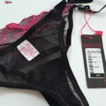 شورت زنانه برتا مدل گل صورتی کد 5137-74 رنگ مشکی