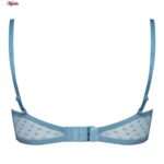 ست شورت و سوتین زنانه برتا مدل فنردار قلبی کد 5132-6020-HBL رنگ آبی روشن