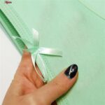 شورت زنانه ماییلدا مدل نخ پنبه پاپیون کد 5163 رنگ سبز