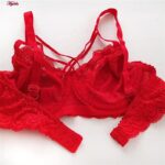 ست شورت و سوتین زنانه ماییلدا مدل فنردار هارنس کد 5165 رنگ قرمز