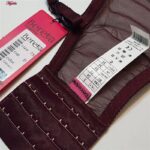 ست شورت و سوتین زنانه برتا مدل فنردار گیپور گلدار کد 5134-6043 رنگ زرشکی