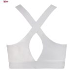 نیم تنه ورزشی زنانه ماییلدا مدل جلو زیپدار پد ثابت کد 5018 رنگ سفید