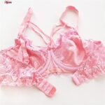 ست شورت و سوتین زنانه ماییلدا مدل فنردار هارنس کد 5165 رنگ صورتی