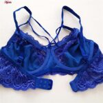 ست شورت و سوتین زنانه ماییلدا مدل فنردار هارنس کد 5165 رنگ آبی کاربنی