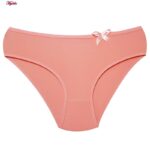 شورت زنانه ماییلدا مدل نخ پنبه پاپیون کد 5163 رنگ گلبهی