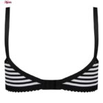 سوتین زنانه ماییلدا مدل پرسی راه راه بدون فنر کد 5046