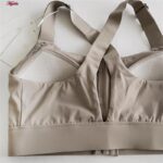 نیم تنه ورزشی زنانه ماییلدا مدل جلو زیپدار پد ثابت کد 5018 رنگ خاکی