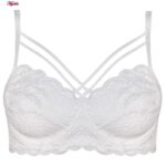 ست شورت و سوتین زنانه ماییلدا مدل فنردار هارنس کد 5165 رنگ سفید