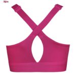 نیم تنه ورزشی زنانه ماییلدا مدل جلو زیپدار پد ثابت کد 5018 رنگ سرخابی
