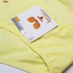 شورت زنانه ماییلدا مدل نخ پنبه پاپیون کد 5163 رنگ زرد