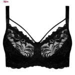 سوتین زنانه ماییلدا مدل هارنس فنردار کد 5045 رنگ مشکی