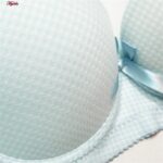 ست شورت و سوتین زنانه پدلی مدل بند متحرک فنردار چهارخانه کد 5125-P131