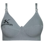 سوتین زنانه ماییلدا مدل بدون فنر کد 3400 رنگ طوسی