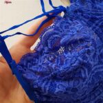 ست شورت و سوتین زنانه ماییلدا مدل فنردار هارنس کد 5165 رنگ آبی کاربنی