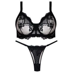 ست شورت و سوتین زنانه کارنا رز مدل فنردار کد 5168 رنگ مشکی