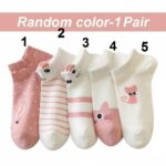 جوراب گربه صورتی n-1174 - Image 2