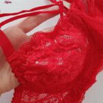 ست شورت و سوتین زنانه ماییلدا مدل فنردار هارنس کد 5165 رنگ قرمز