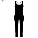 سرهمی ورزشی زنانه ماییلدا مدل بند ضربدری کد 5173 رنگ مشکی