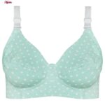 سوتین زنانه ماییلدا مدل بدون فنر قلبی کد 5039 رنگ سبز