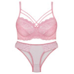 ست شورت و سوتین زنانه ماییلدا مدل فنردار هارنس کد 5165 رنگ صورتی