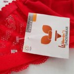 ست شورت و سوتین زنانه ماییلدا مدل فنردار هارنس کد 5165 رنگ قرمز