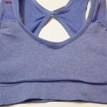 ست نیم تنه و شلوارک ورزشی زنانه ماییلدا مدل سیملس پشت چین دار پددار کد 5172 رنگ آبی