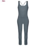 سرهمی ورزشی زنانه ماییلدا مدل بند ضربدری کد 5173 رنگ طوسی