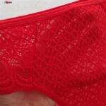 ست شورت و سوتین زنانه ماییلدا مدل فنردار هارنس کد 5165 رنگ قرمز