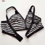 سوتین زنانه ماییلدا مدل پرسی راه راه بدون فنر کد 5046