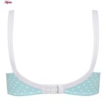 سوتین زنانه ماییلدا مدل بدون فنر قلبی کد 5039 رنگ آبی روشن