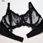 ست شورت و سوتین زنانه کارنا رز مدل فنردار کد 5168 رنگ مشکی